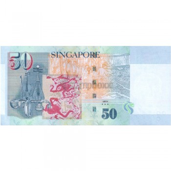 SINGAPORE 50 DOLLARS 2005-2015 P-49j UNC