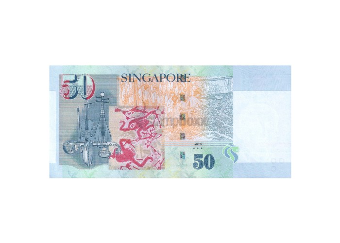 SINGAPORE 50 DOLLARS 2005-2015 P-49j UNC