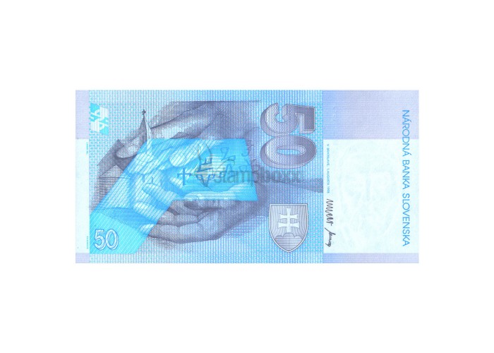 SLOVAKIA 50 KORUN 1993 P-21a UNC - RARE