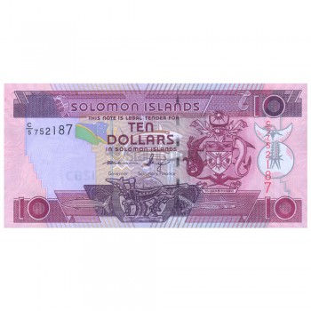 SOLOMON ISLANDS 10 DOLLARS 2004 P-28 UNC