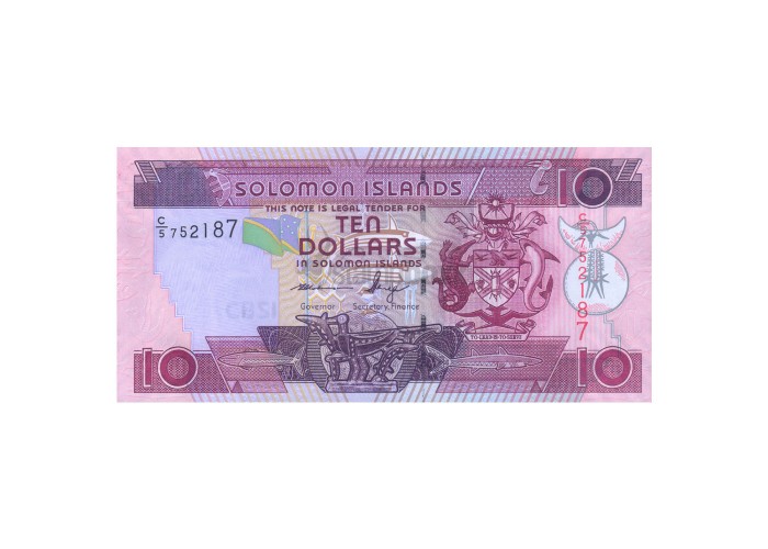 SOLOMON ISLANDS 10 DOLLARS 2004 P-27 UNC