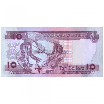 SOLOMON ISLANDS 10 DOLLARS 1986 P-15 UNC