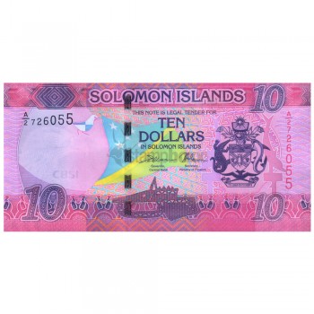 SOLOMON ISLANDS 10 DOLLARS 2017 P-33 UNC