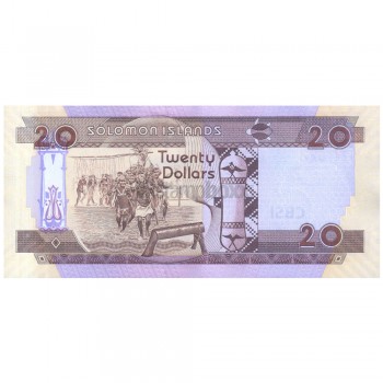 SOLOMON ISLANDS 20 DOLLARS 2011 P-28 (2) UNC