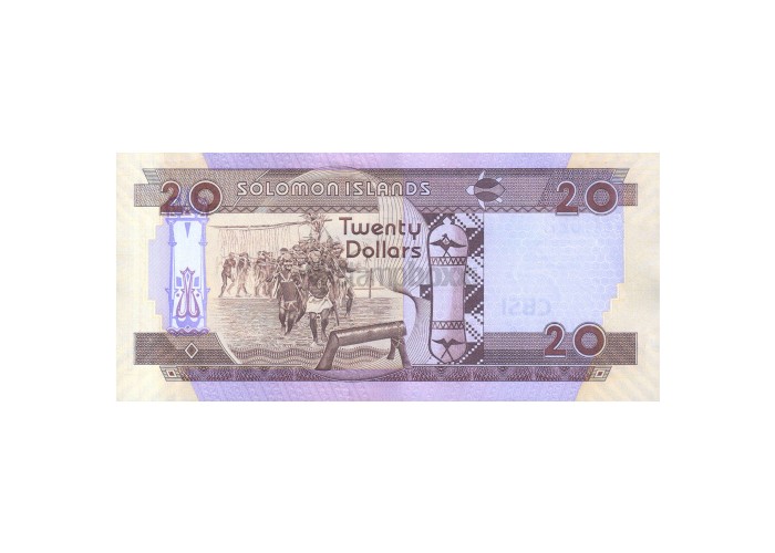 SOLOMON ISLANDS 20 DOLLARS 2011 P-28 (2) UNC