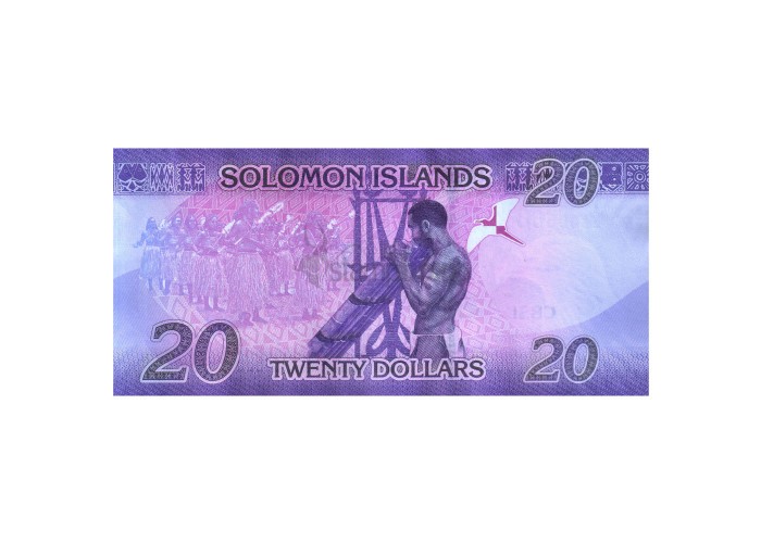 SOLOMON ISLANDS 20 DOLLARS 2017 P-34a UNC