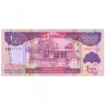 SOMALILAND 1000 SOMALILAND SHILLINGS 2014 P-20c UNC