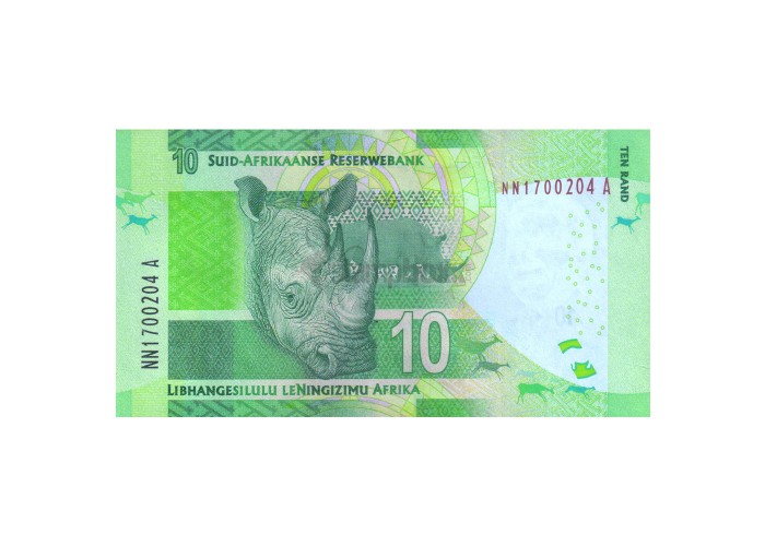 SOUTH AFRICA 10 RAND 2013-16 P-138 UNC