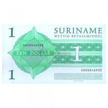 SURINAME 1 DOLLAR 2004 P-155 UNC