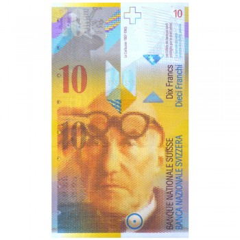 SWITZERLAND 10 FRANCS 2000-13 P-67 UNC