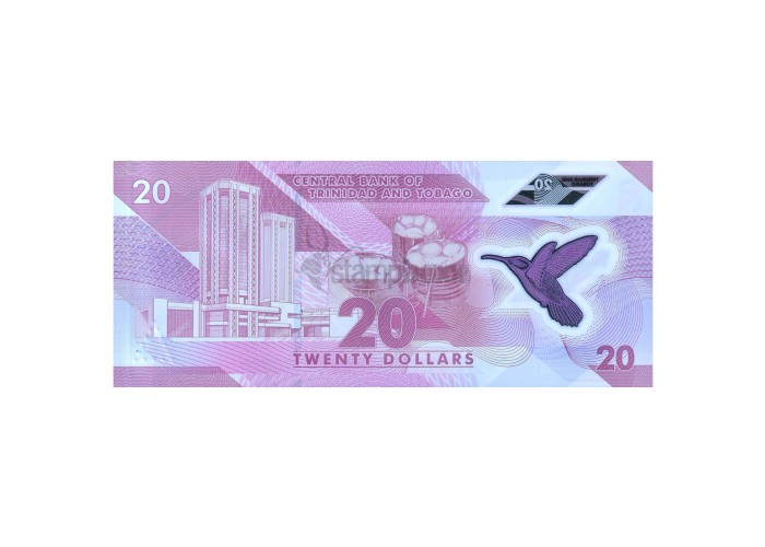 TRINIDAD & TOBAGO 20 DOLLARS 2020 P-NEW UNC