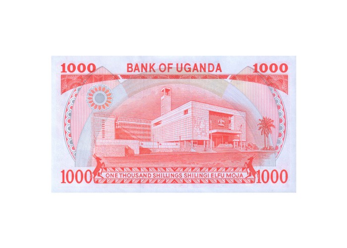 P-26 banknote 1986 Uganda 1000 Shillings UNC