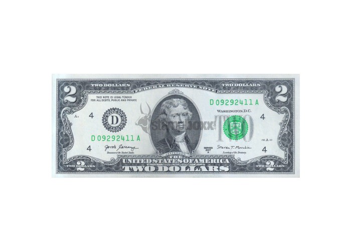 AMERICA 2 DOLLARS 2017 P-454 UNC