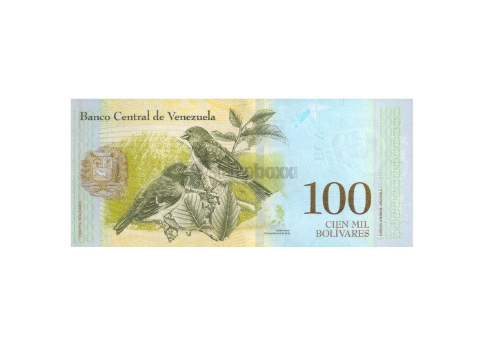 VENEZUELA 100000 BOLIVERS 2017 P-100b(3) UNC