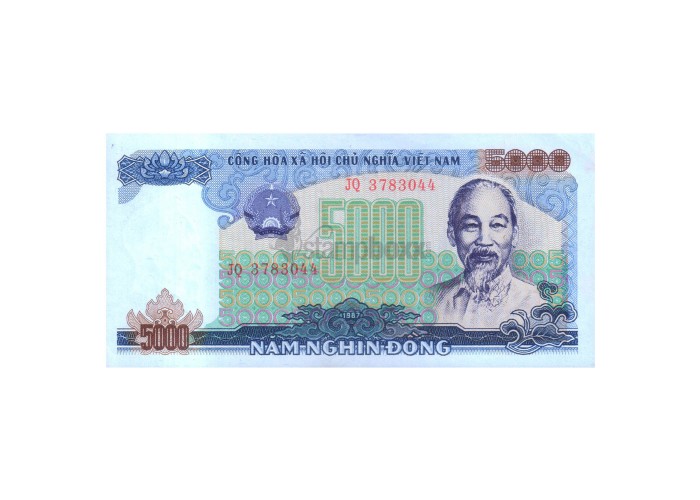 VIETNAM 5000 DONG 1987 P-104 UNC