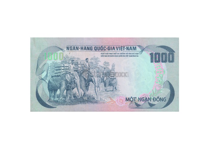 SOUTH VIETNAM 1000 DONG 1971 P-34 UNC/AU