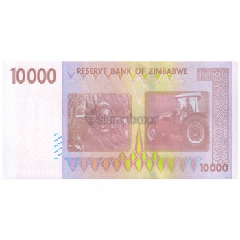 ZIMBABWE 10000 DOLLARS 2008 P-72 UNC