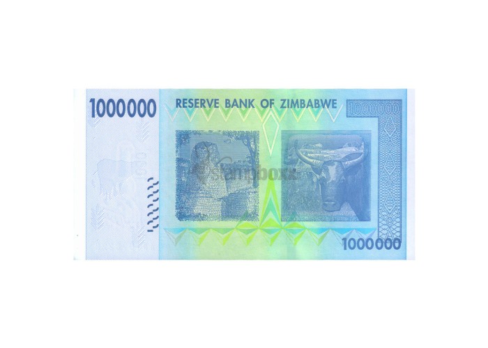 ZIMBABWE 1 000 000 (1 MILLION) DOLLARS 2008 P-77 UNC