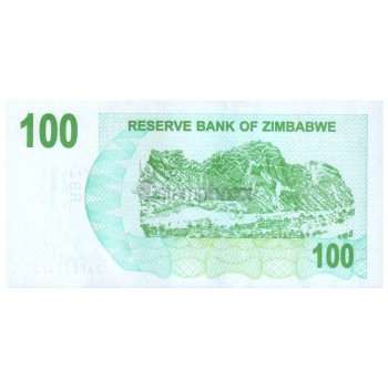 ZIMBABWE 100 DOLLARS 2006 P-42 UNC