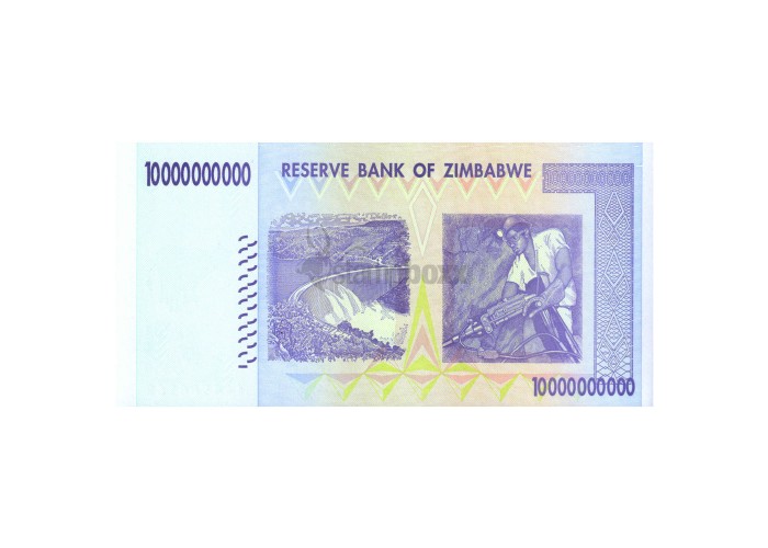 ZIMBABWE 10 000 000 000 DOLLARS (10 BILLION) 2008 P-85 UNC