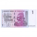 ZIMBABWE 1 DOLLAR 2007 P-65 UNC