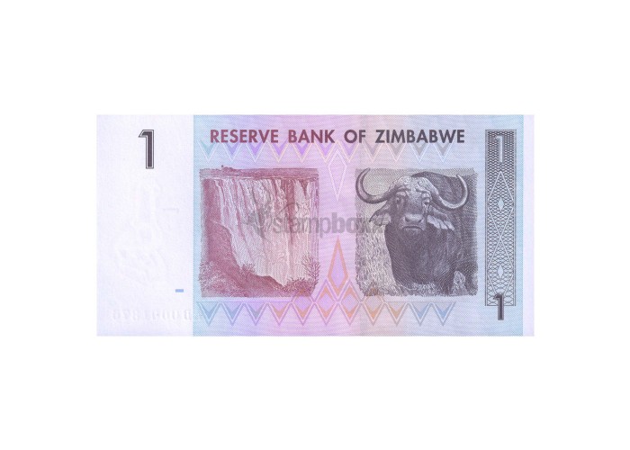 ZIMBABWE 1 DOLLAR 2007 P-65 UNC