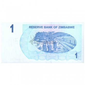 ZIMBABWE 1 DOLLAR 2006 P-37 UNC
