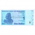 ZIMBABWE 1 DOLLAR 2009 P-92 UNC