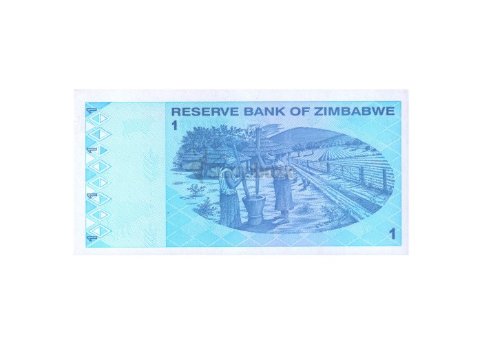 ZIMBABWE 1 DOLLAR 2009 P-92 UNC