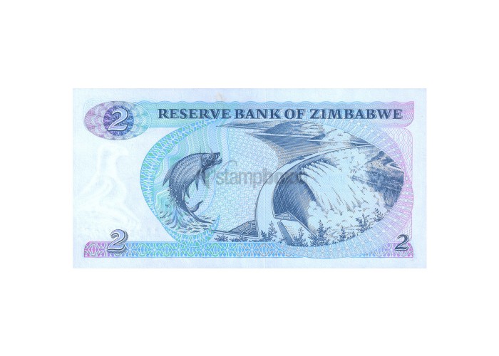 ZIMBABWE 2 DOLLARS 1994 P-1c UNC