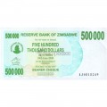 ZIMBABWE 500 000 DOLLARS 2008 P-51 UNC