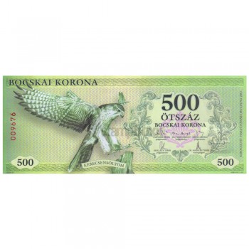 HUNGARY 500 BOCSKAI KORONA 2017 UNC POLYMER
