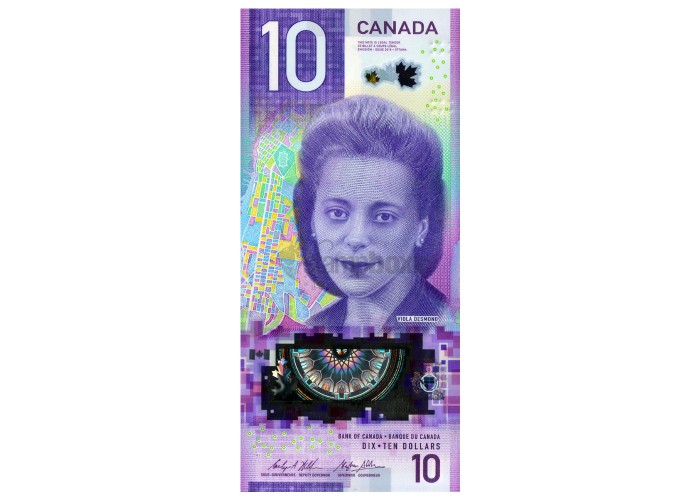 CANADA 10 DOLLARS 2018 P-NEW UNC POLYMER