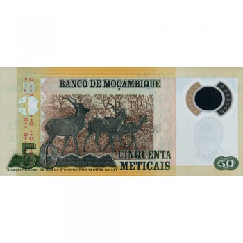 MOZAMBIQUE 50 METIACAIS 2011 P-150 UNC POLYMER