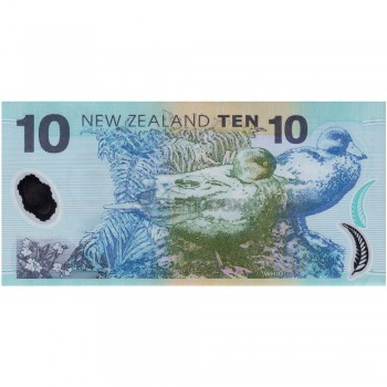 NEW ZEALAND 10 DOLLARS 2007 P-186 UNC POLYMER
