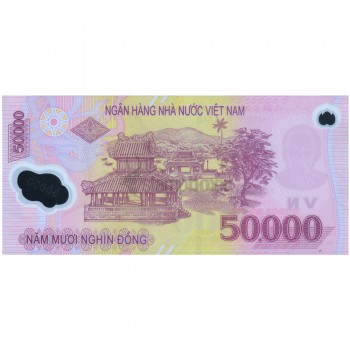 VIETNAM 50000 DONG 2012 P-121 UNC POLYMER
