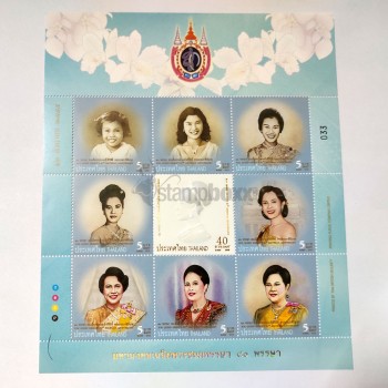 THAILAND 9v MS QUEEN SIRIKIT 2012 MNH